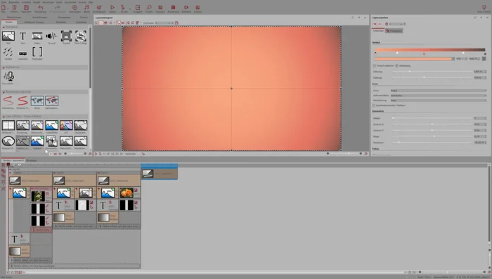 Dekorationselemente hinzufügen und bearbeiten (Spiegeln, Farbänderung):