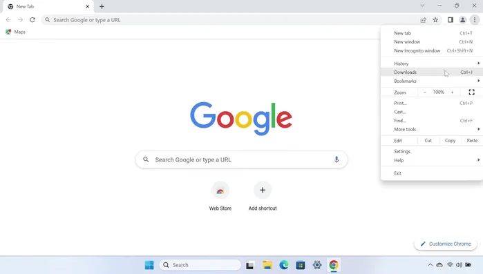 Wählen Sie 'Einstellungen'.
