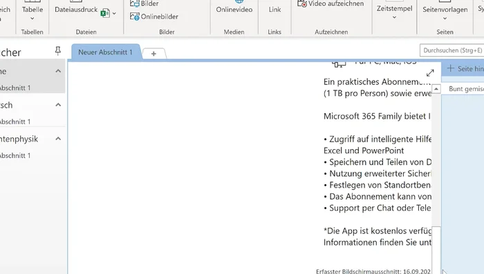 Screenshots erstellen und Text extrahieren: Erstelle Screenshots und kopiere den Text daraus für weitere Bearbeitung.