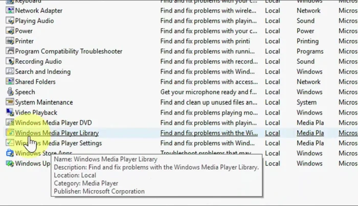 Falls ein Fehler gefunden wird, klicken Sie auf "Reparatur anwenden".