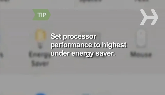 Prozessorleistung auf höchster Stufe einstellen (Laptops)