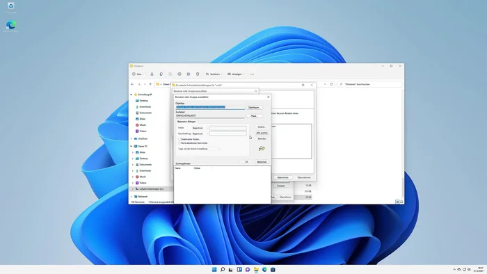 Auf "Erweitert" klicken, dann auf "Jetzt suchen". Die "Administratoren" auswählen und mit "OK" bestätigen.