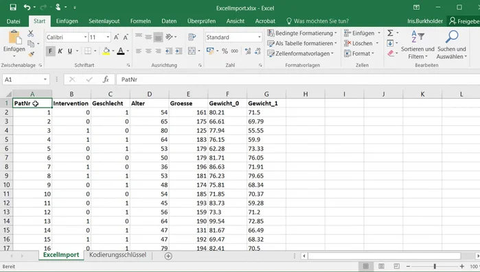 SPSS Programm öffnen.