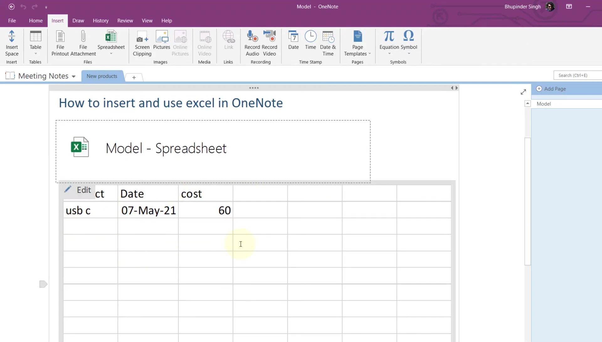 Excel-Tabellen in OneNote einfügen und bearbeiten: Der schnellste Weg!