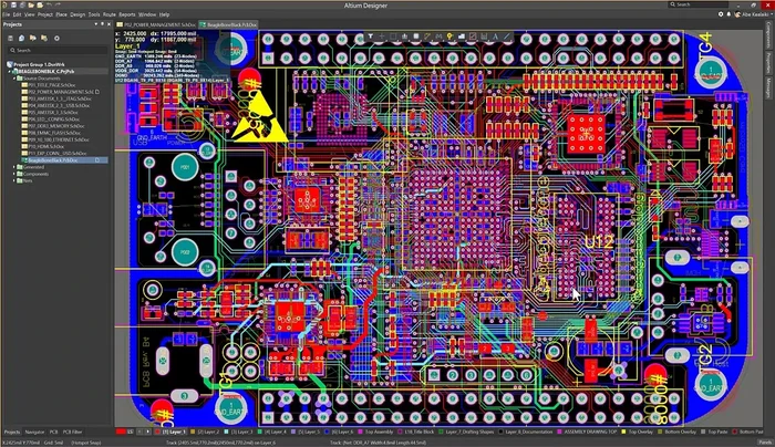 Führen Sie eine Designregelprüfung durch, um sicherzustellen, dass alles korrekt importiert wurde und die Regeln eingehalten werden.