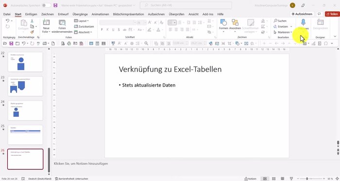 Kopieren Sie die markierten Daten (Strg + C).