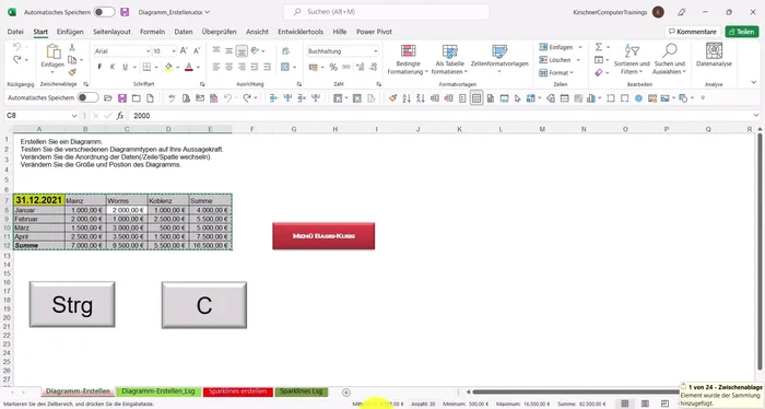 Bestätigen Sie mit 'OK'.