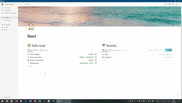 Erstellung einer Galerieansicht für die Projektdatenbank zur besseren Übersicht.