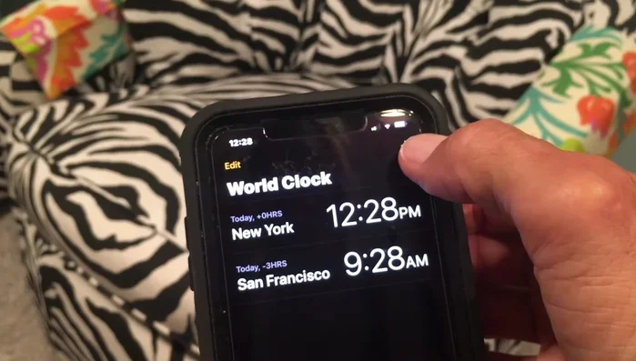 Wählen Sie die gewünschte Stadt aus der Liste aus.