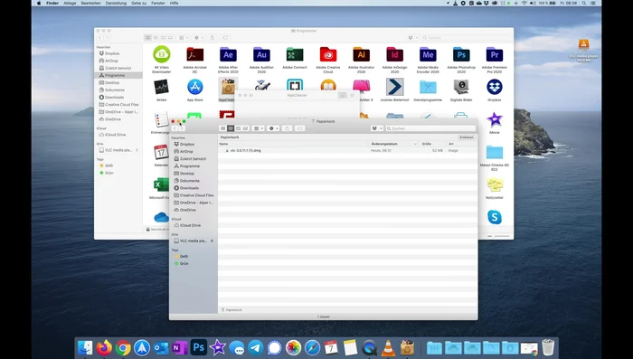 Die gefundenen Dateien löschen.
