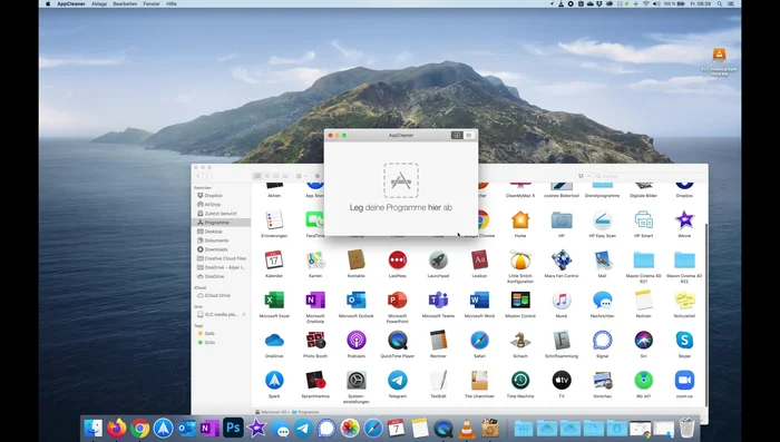 Die gefundenen Dateien löschen.