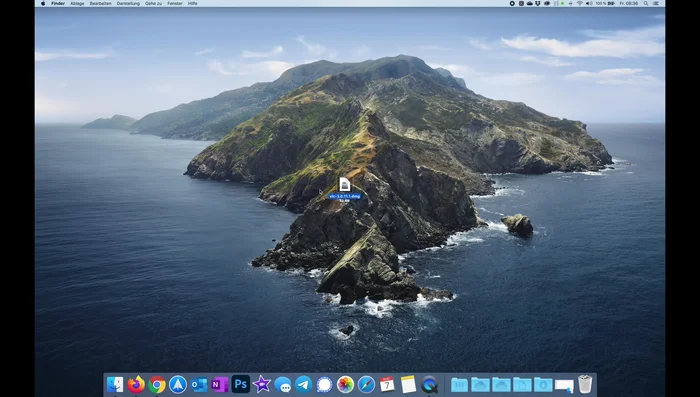 App in den Papierkorb verschieben.