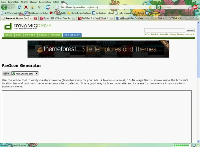Laden Sie das erzeugte Favicon herunter.