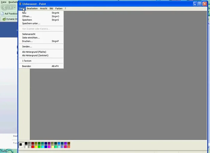 Minimieren Sie das Bild und speichern Sie es (z.B. als PNG) in einem beliebigen Ordner.