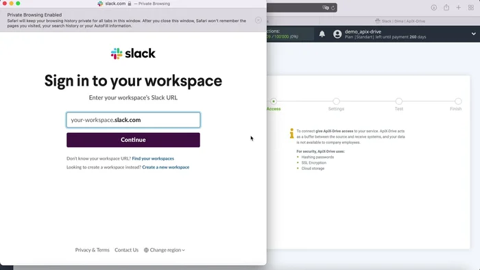 Nachricht für Slack verfassen, Variablen aus Google Sheets hinzufügen (optional)