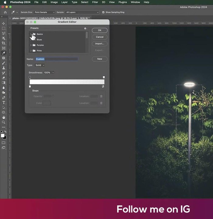 Aschefarbene Farbe hinzufügen: Wähle eine aschefarbene Farbe für den Kontrast.